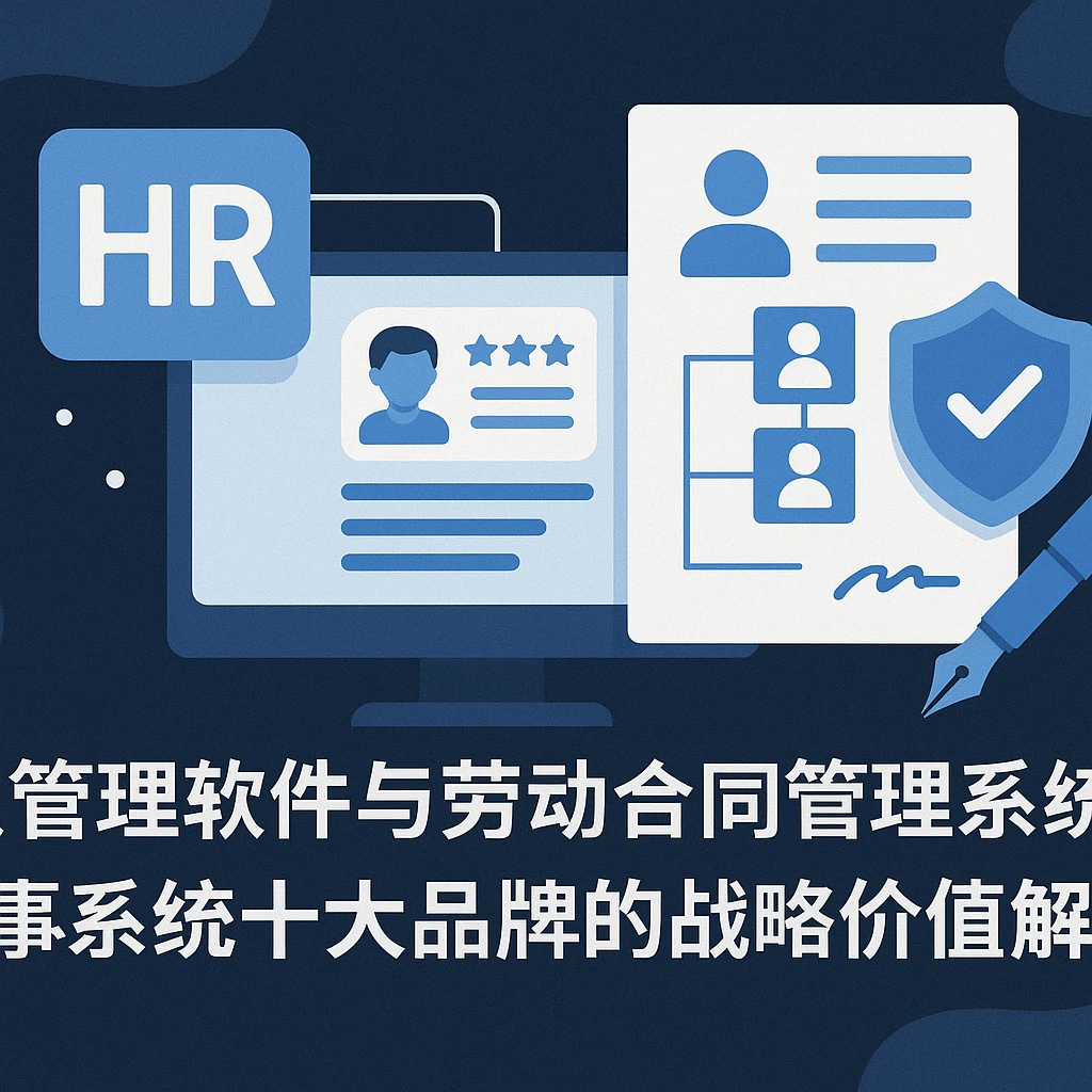HR管理软件与劳动合同管理系统:人事系统十大品牌的战略价值解析