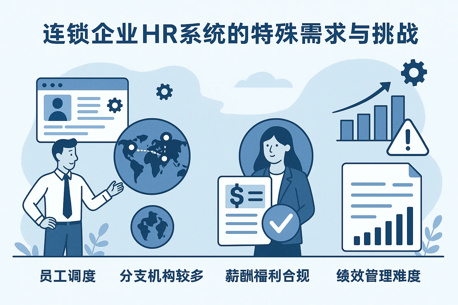 连锁企业HR系统的特殊需求与挑战