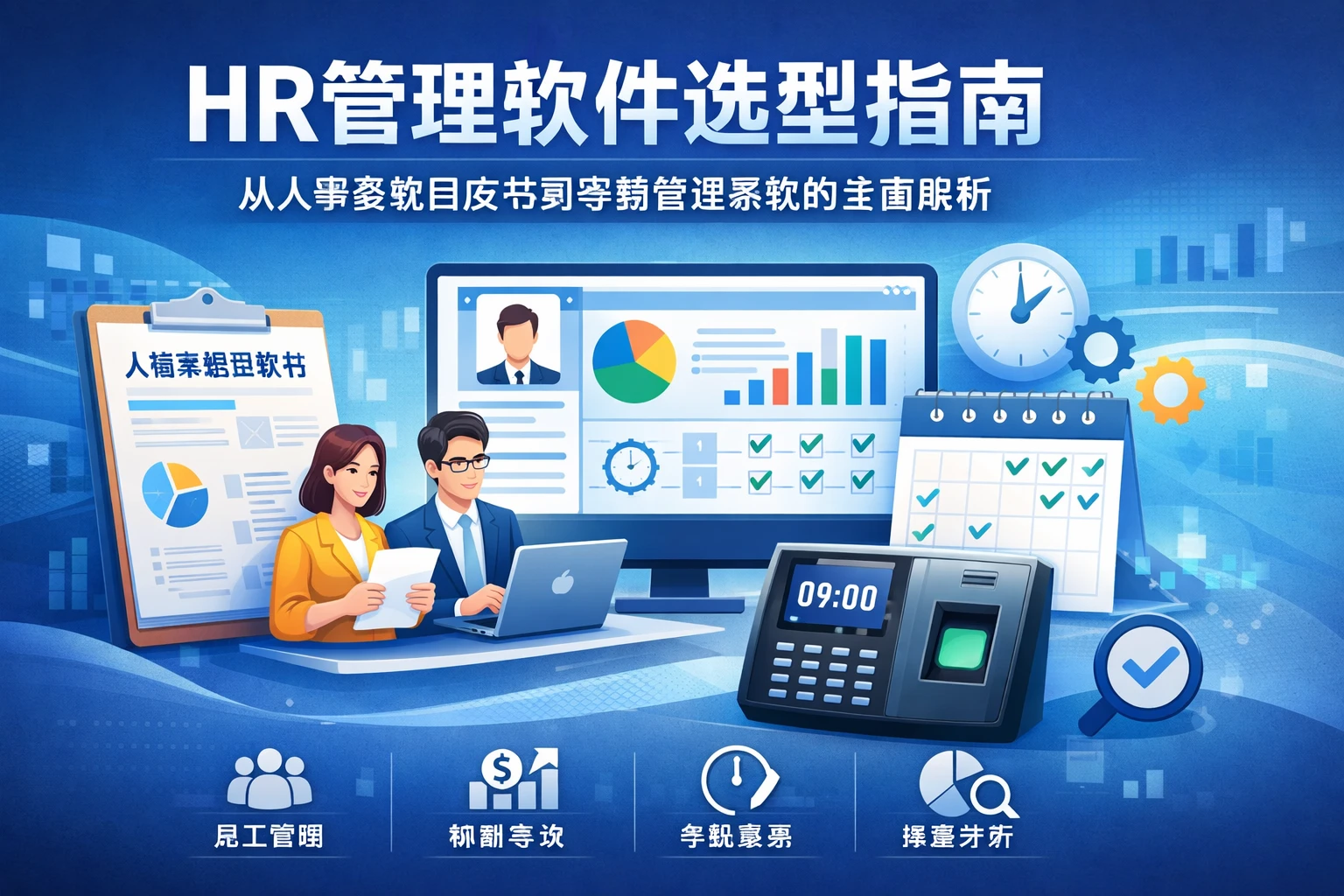HR管理软件选型指南:从人事系统白皮书到考勤管理系统的全面解析