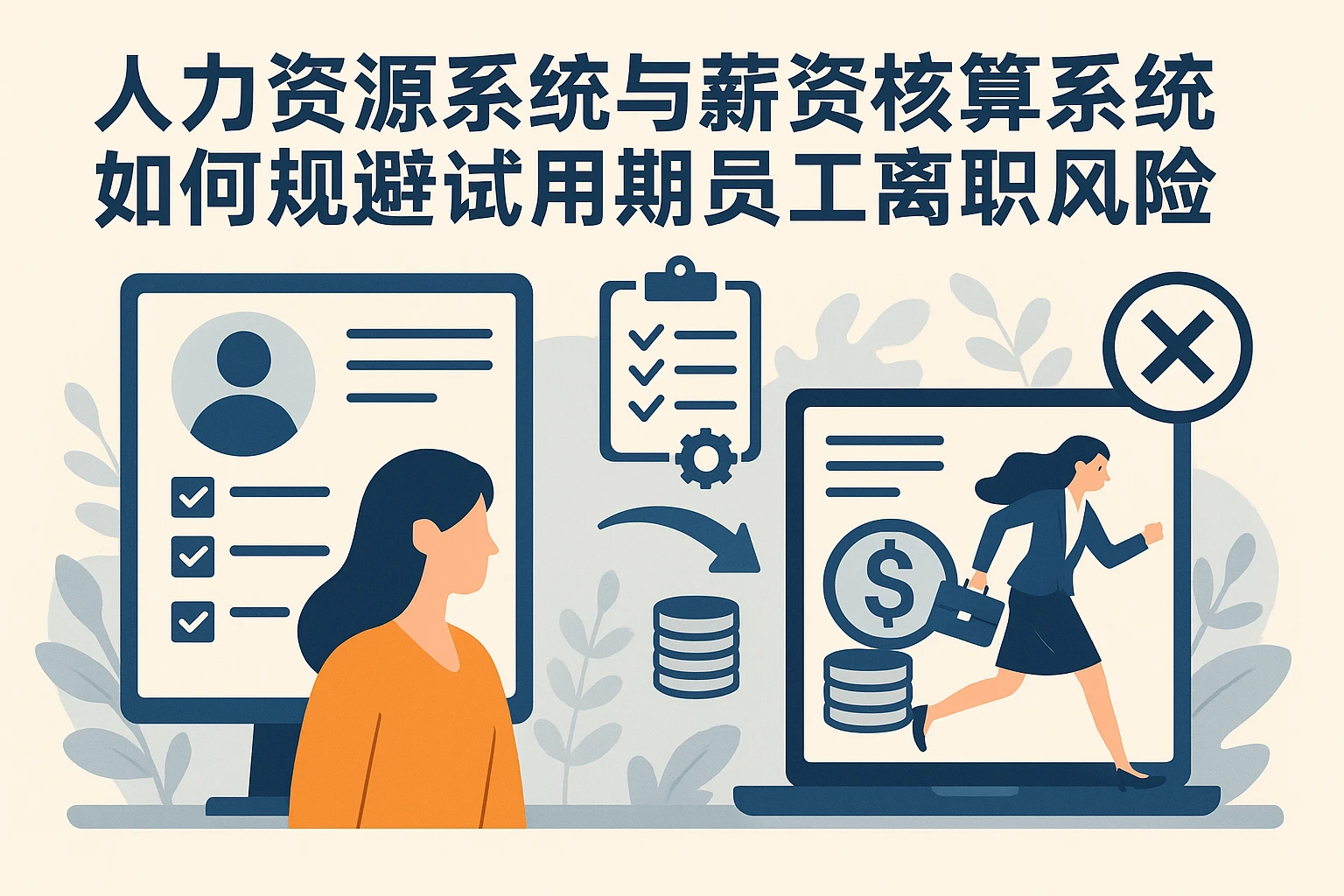 人力资源系统与薪资核算系统如何规避试用期员工离职风险