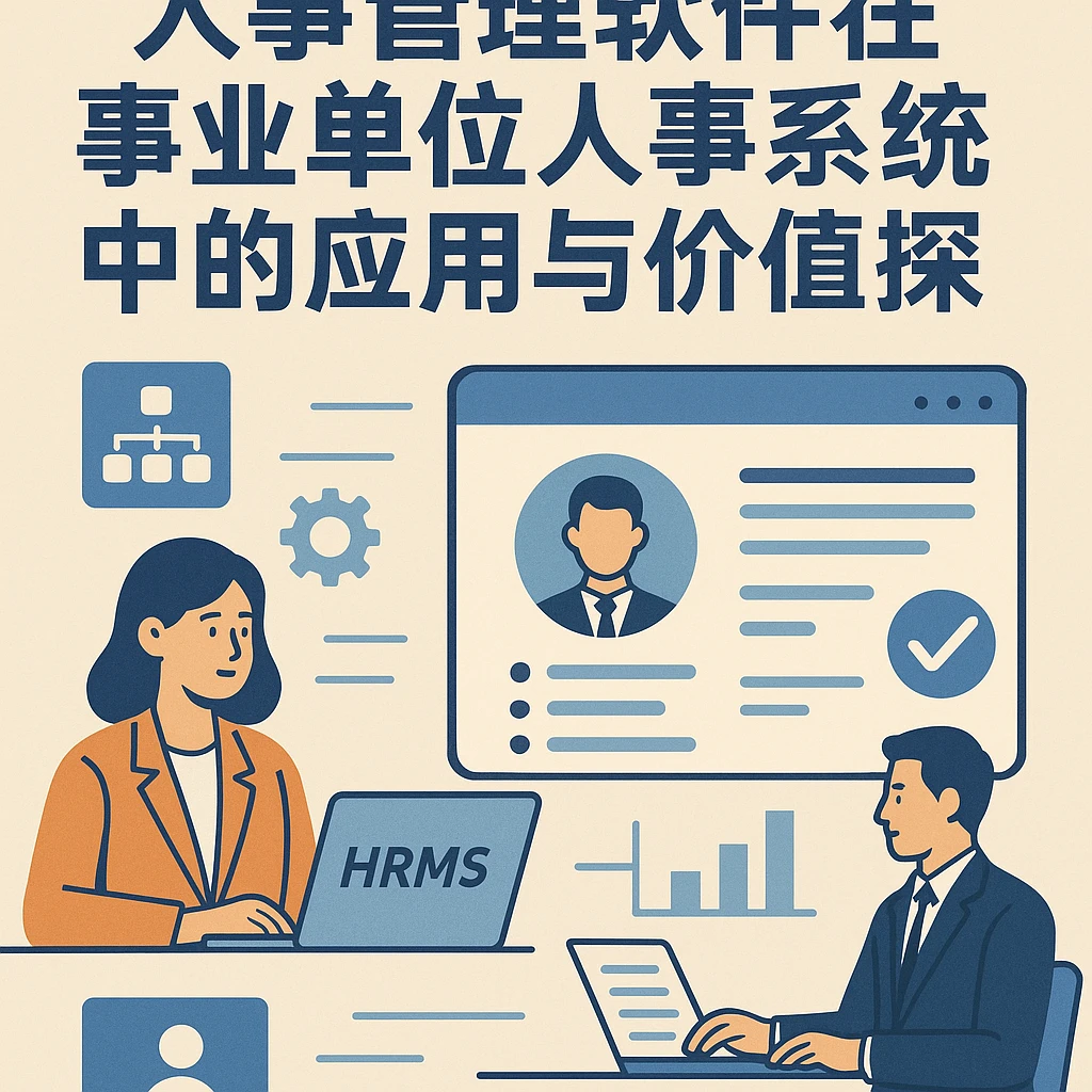 人事管理软件在事业单位人事系统中的应用与价值探索