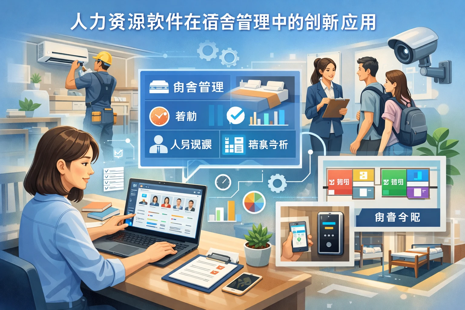 人力资源软件在宿舍管理中的创新应用