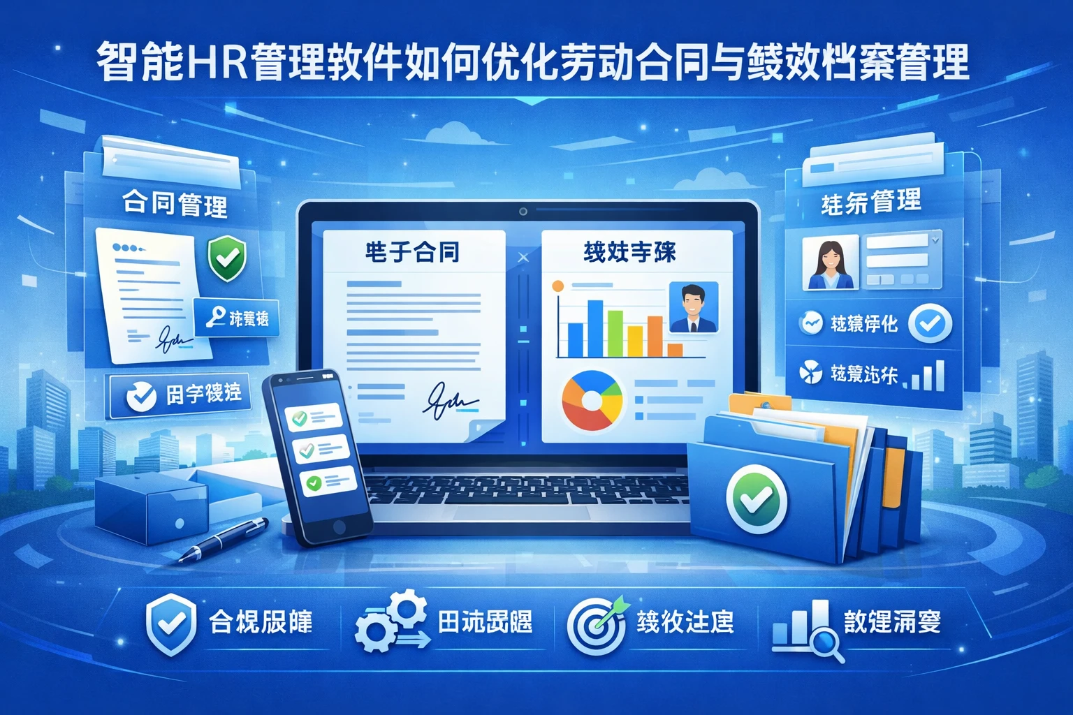 智能HR管理软件如何优化劳动合同与绩效档案管理