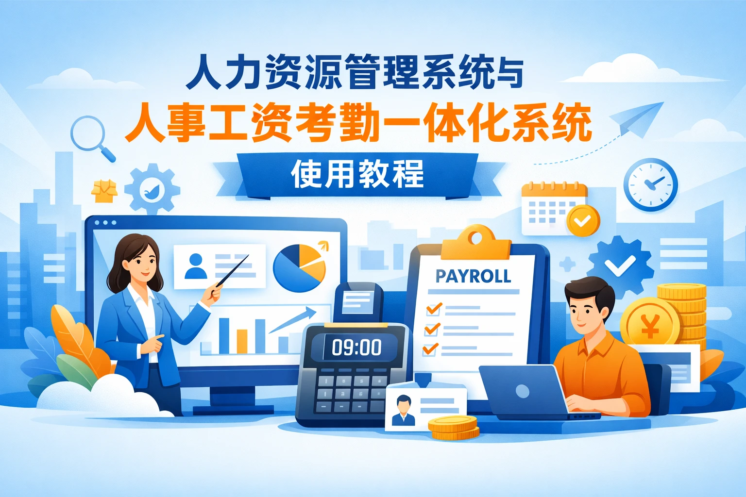 人力资源管理系统与人事工资考勤一体化系统使用教程