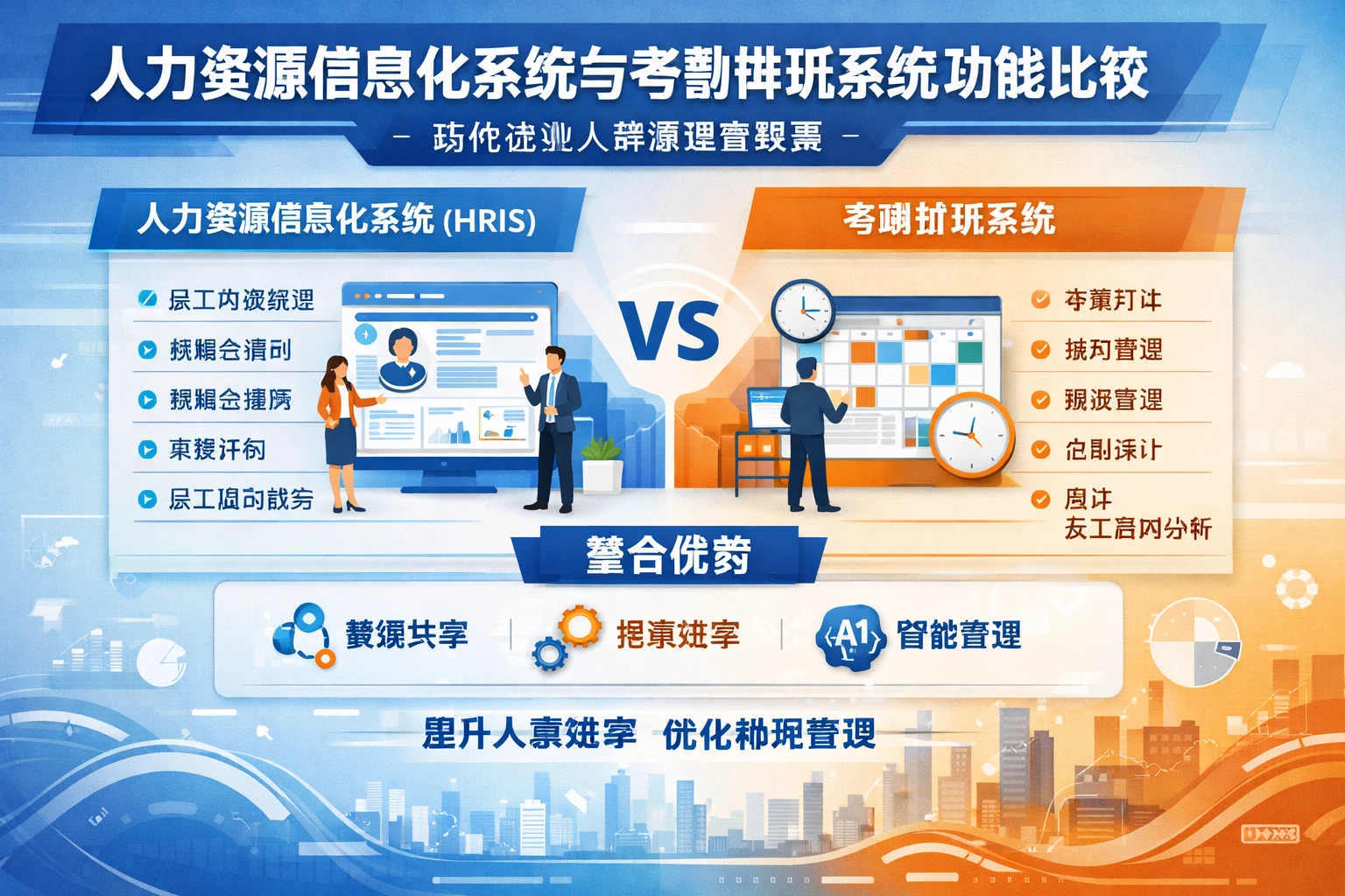 人力资源信息化系统与考勤排班系统功能比较：现代企业人事管理新思路