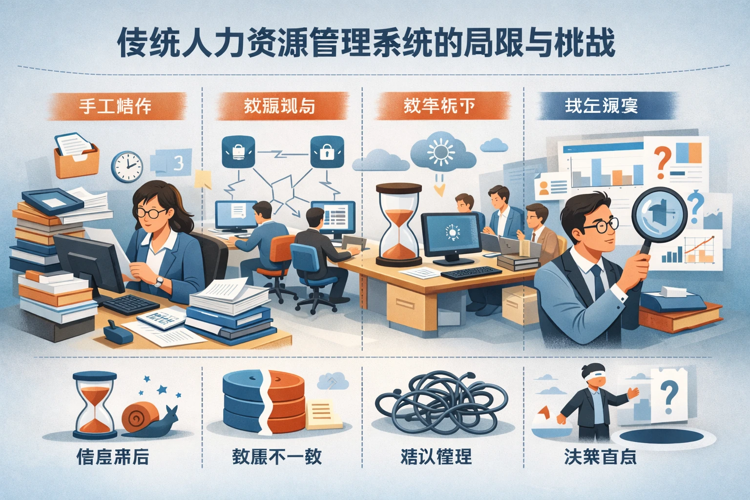 传统人力资源管理系统的局限与挑战