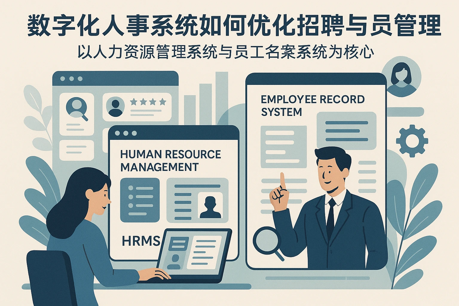 数字化人事系统如何优化招聘与员工管理——以人力资源管理系统与员工档案系统为核心