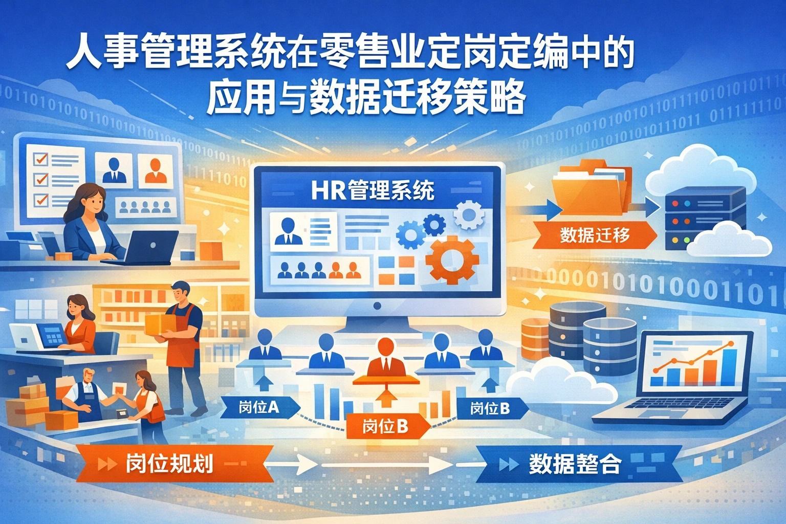 人事管理系统在零售业定岗定编中的应用与数据迁移策略