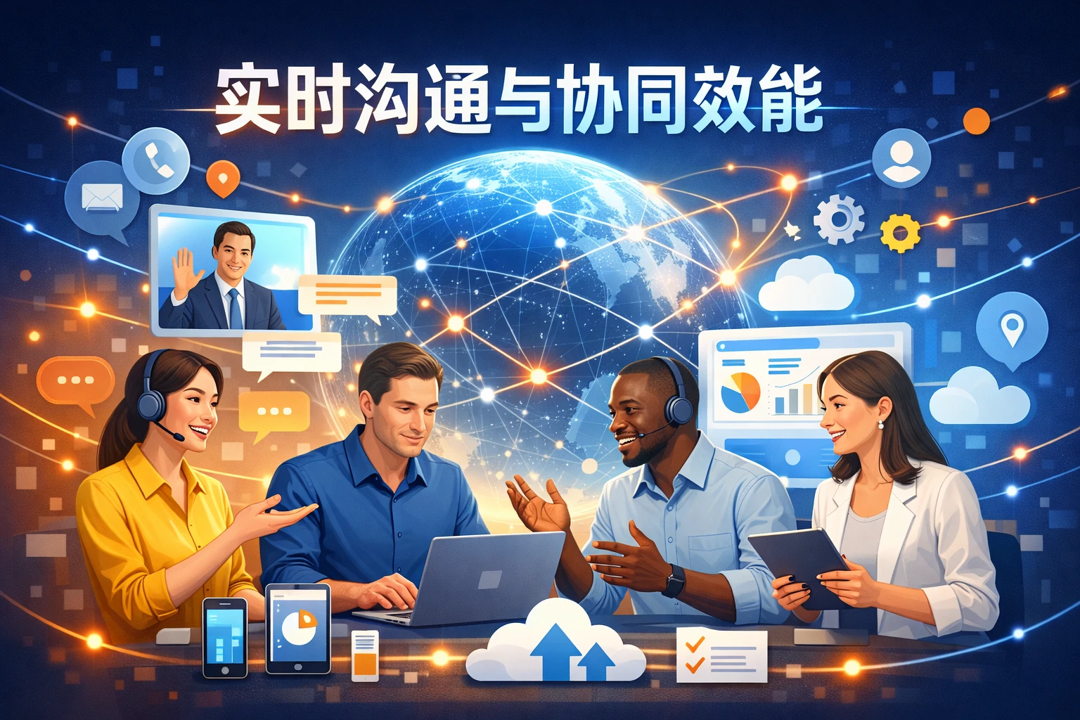 实时沟通与协同效能