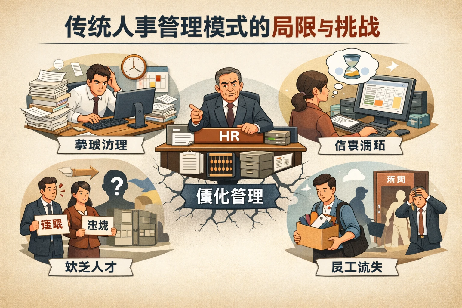 传统人事管理模式的局限与挑战