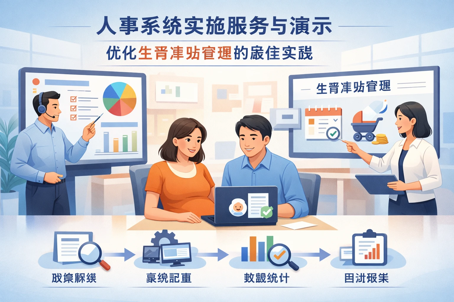 人事系统实施服务与演示：优化生育津贴管理的最佳实践
