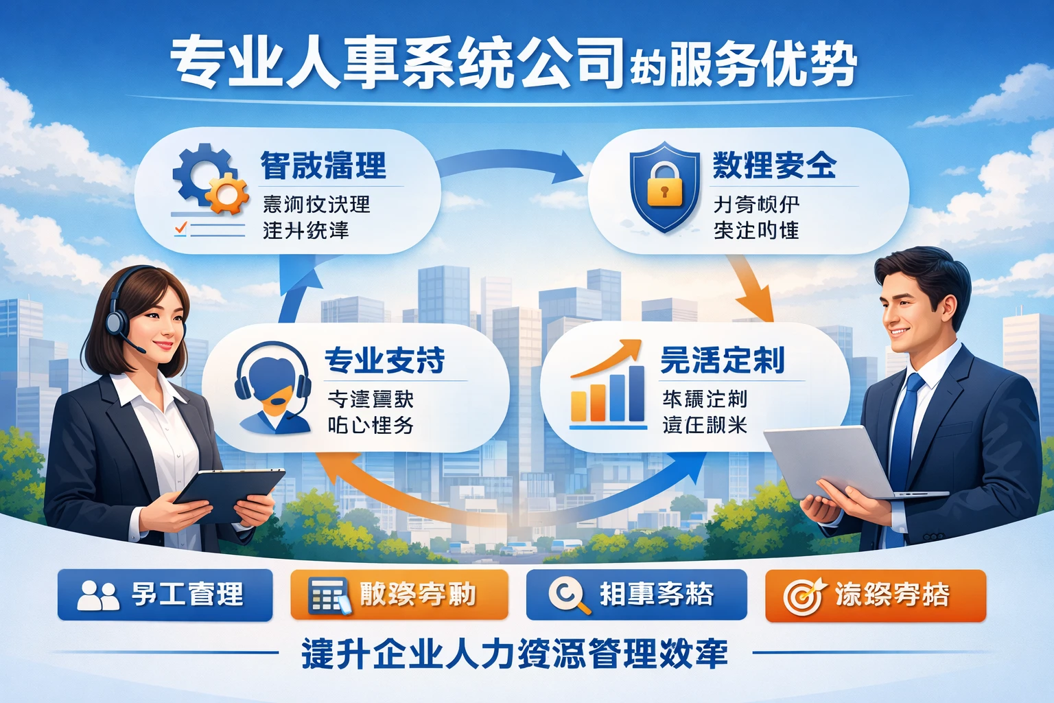 专业人事系统公司的服务优势