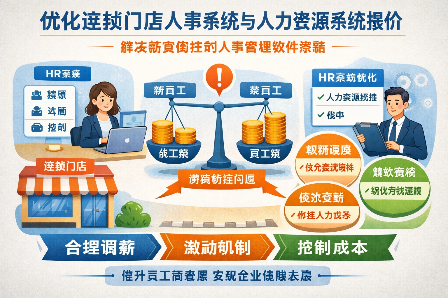 优化连锁门店人事系统与人力资源系统报价，解决薪资倒挂的人事管理软件策略