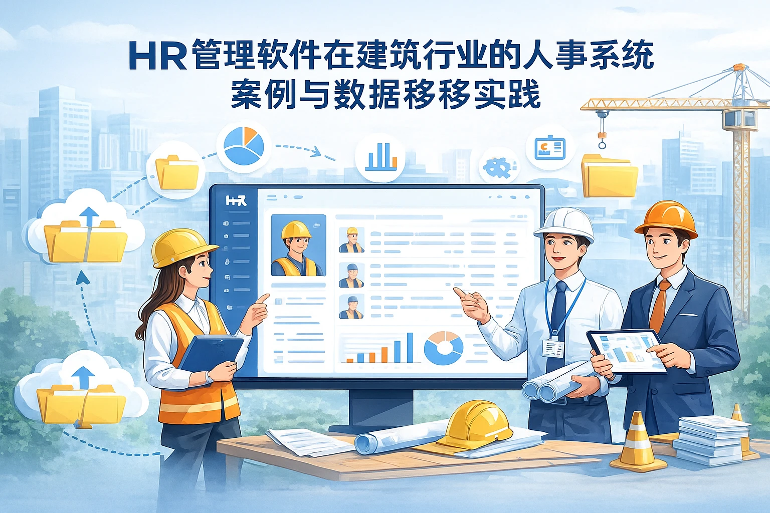 HR管理软件在建筑行业的人事系统案例与数据迁移实践