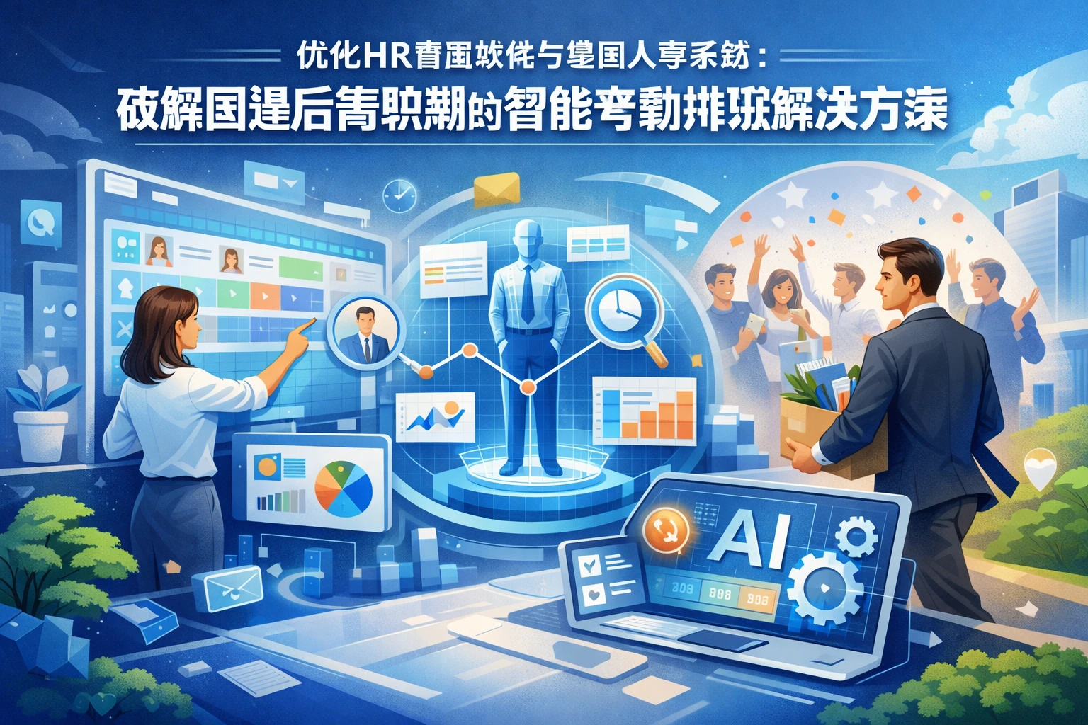 优化HR管理软件与集团人事系统：破解团建后离职潮的智能考勤排班解决方案