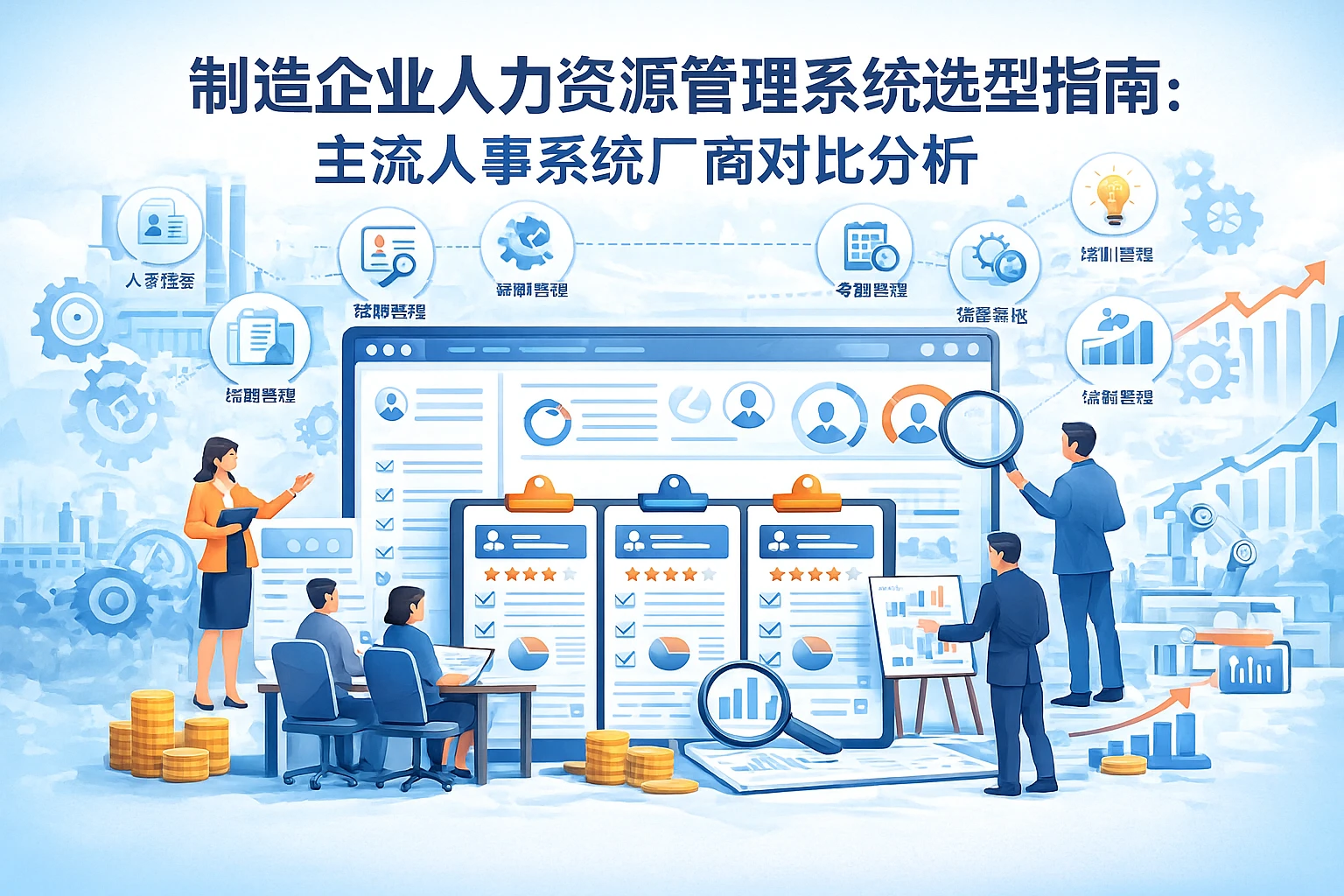 制造企业人力资源管理系统选型指南：主流人事系统厂商对比分析