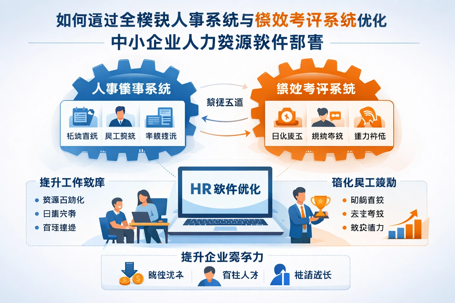 如何通过全模块人事系统与绩效考评系统优化中小企业人力资源软件部署
