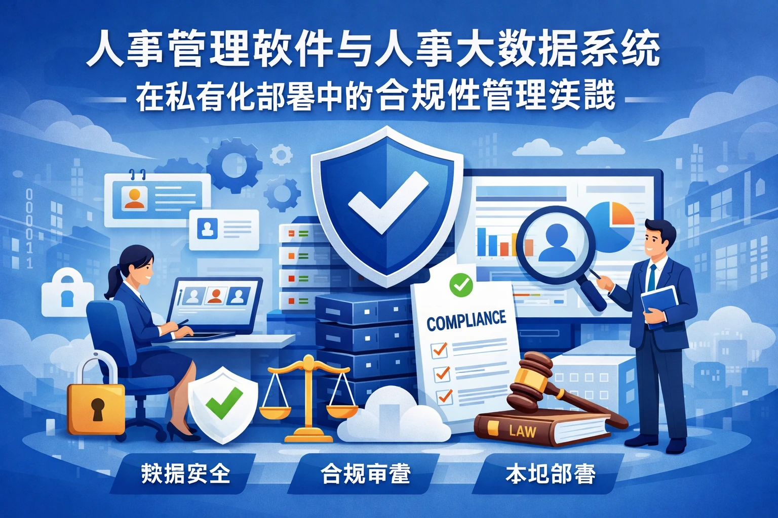 人事管理软件与人事大数据系统在私有化部署中的合规性管理实践