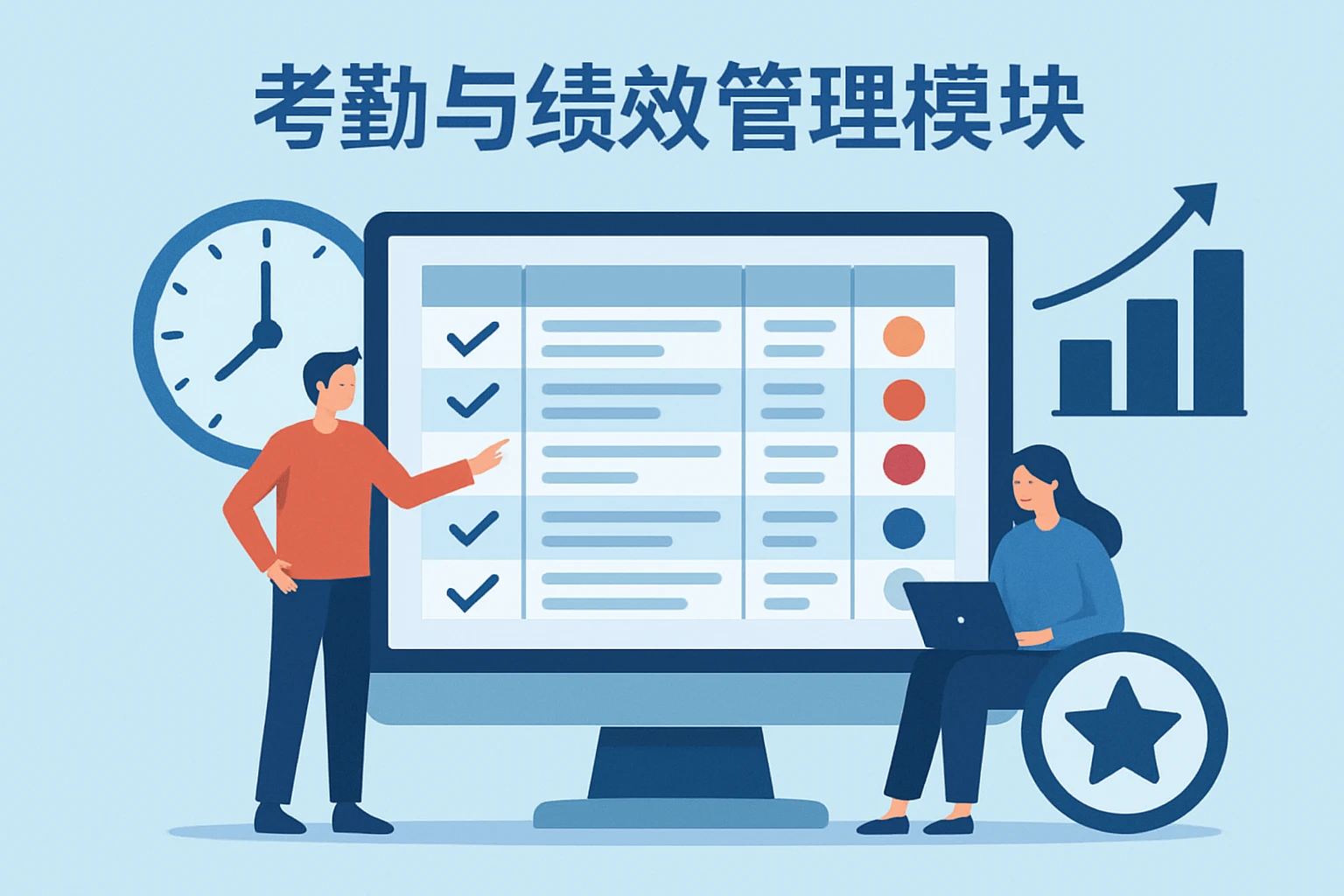 考勤与绩效管理模块