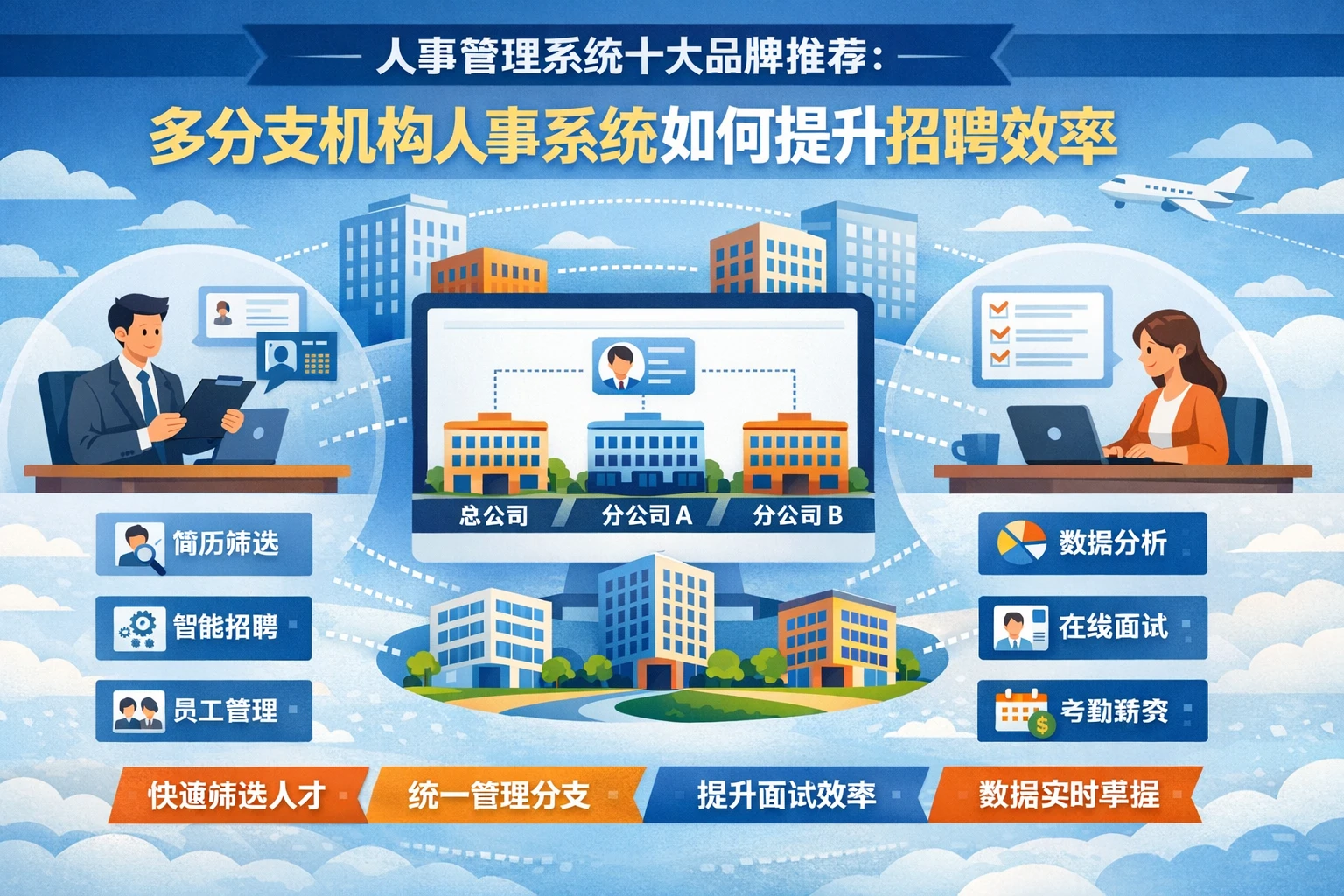 人事管理系统十大品牌推荐：多分支机构人事系统如何提升招聘效率