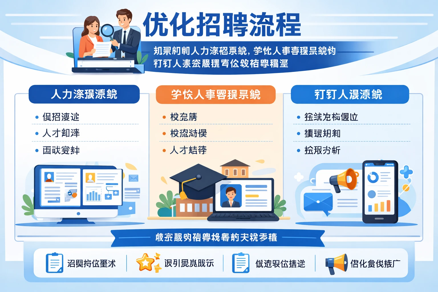 优化招聘流程：如何利用人力资源系统、学校人事管理系统和钉钉人事系统撰写高效招聘简章