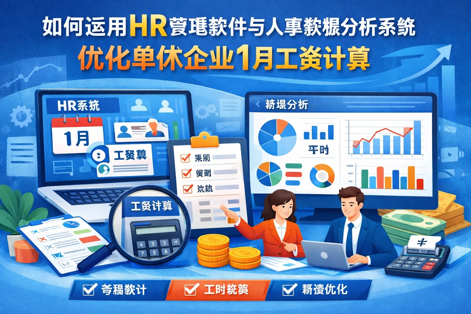 如何运用HR管理软件与人事数据分析系统优化单休企业1月工资计算
