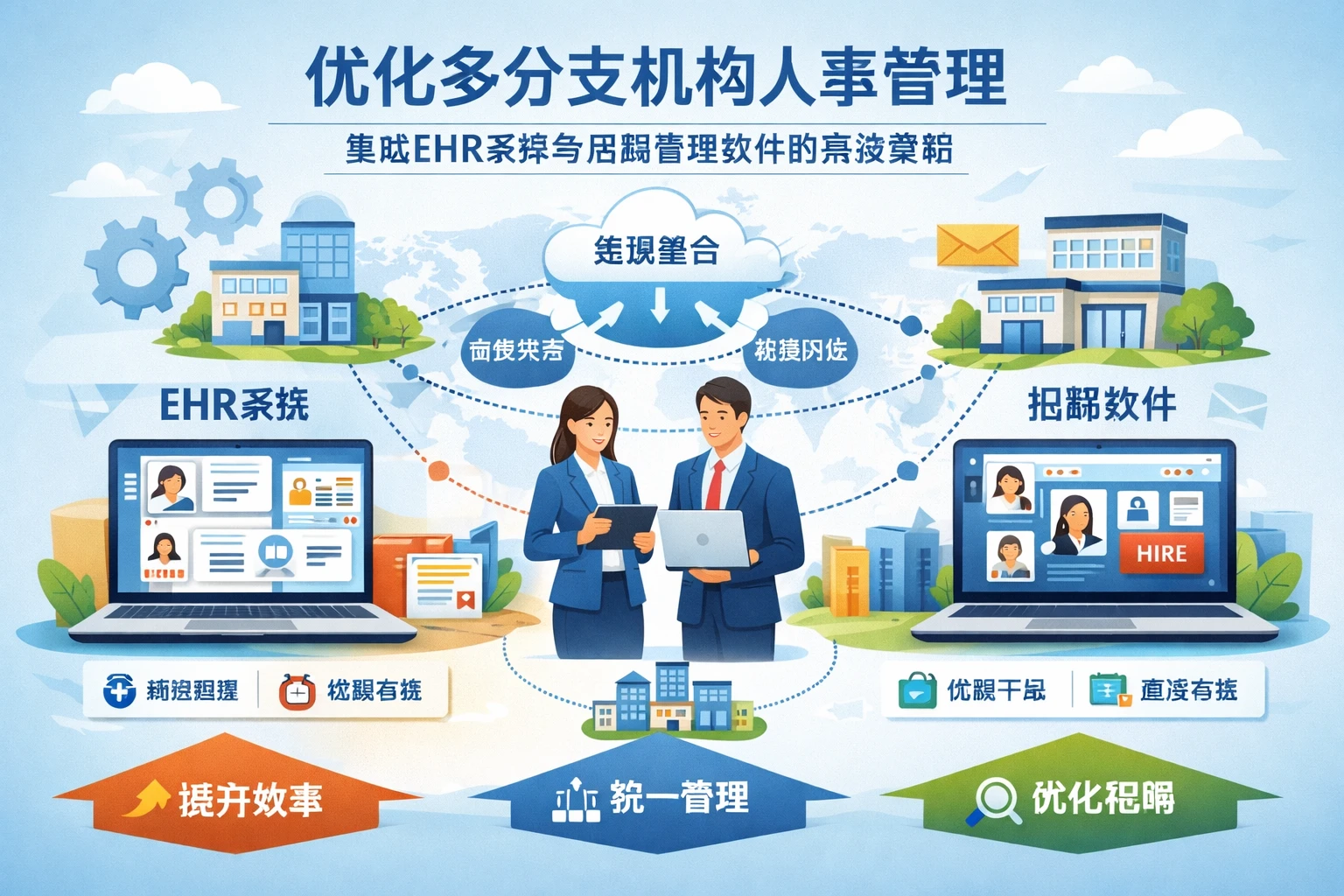 优化多分支机构人事管理：集成EHR系统与招聘管理软件的高效策略