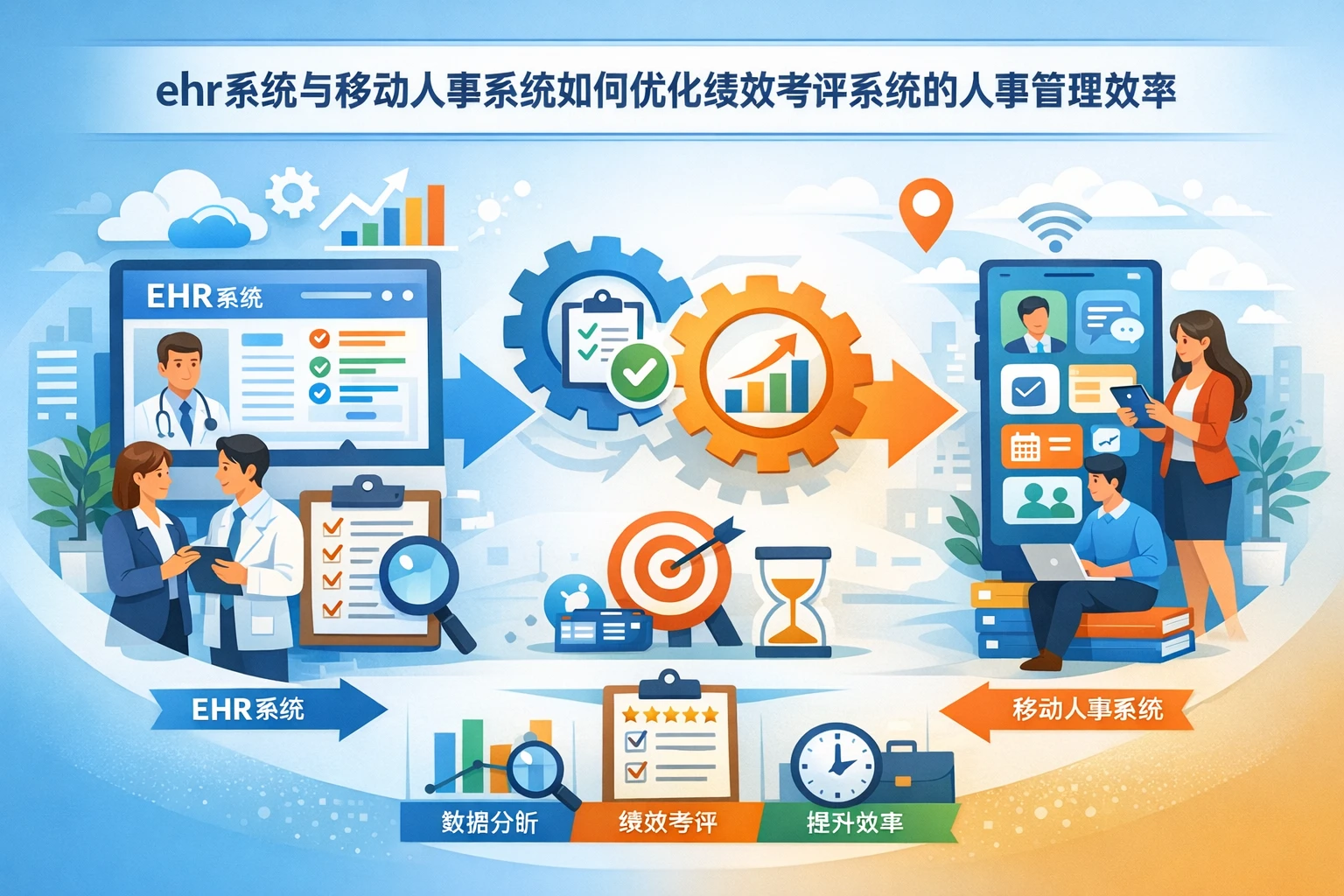 ehr系统与移动人事系统如何优化绩效考评系统的人事管理效率