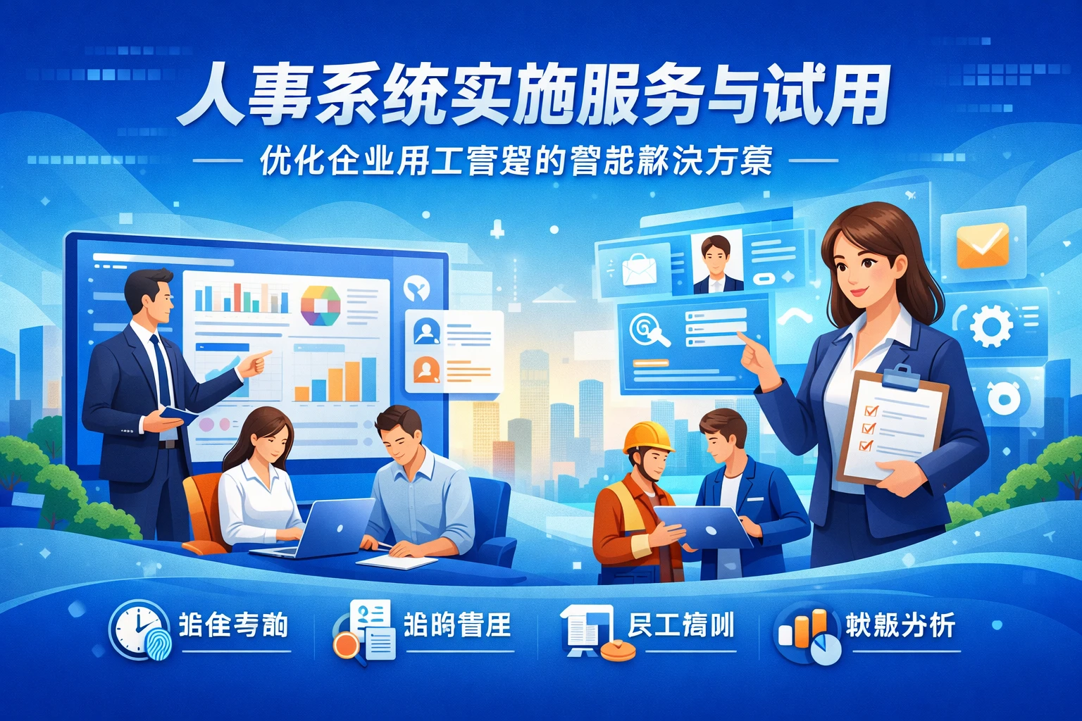 人事系统实施服务与试用：优化企业用工管理的智能解决方案