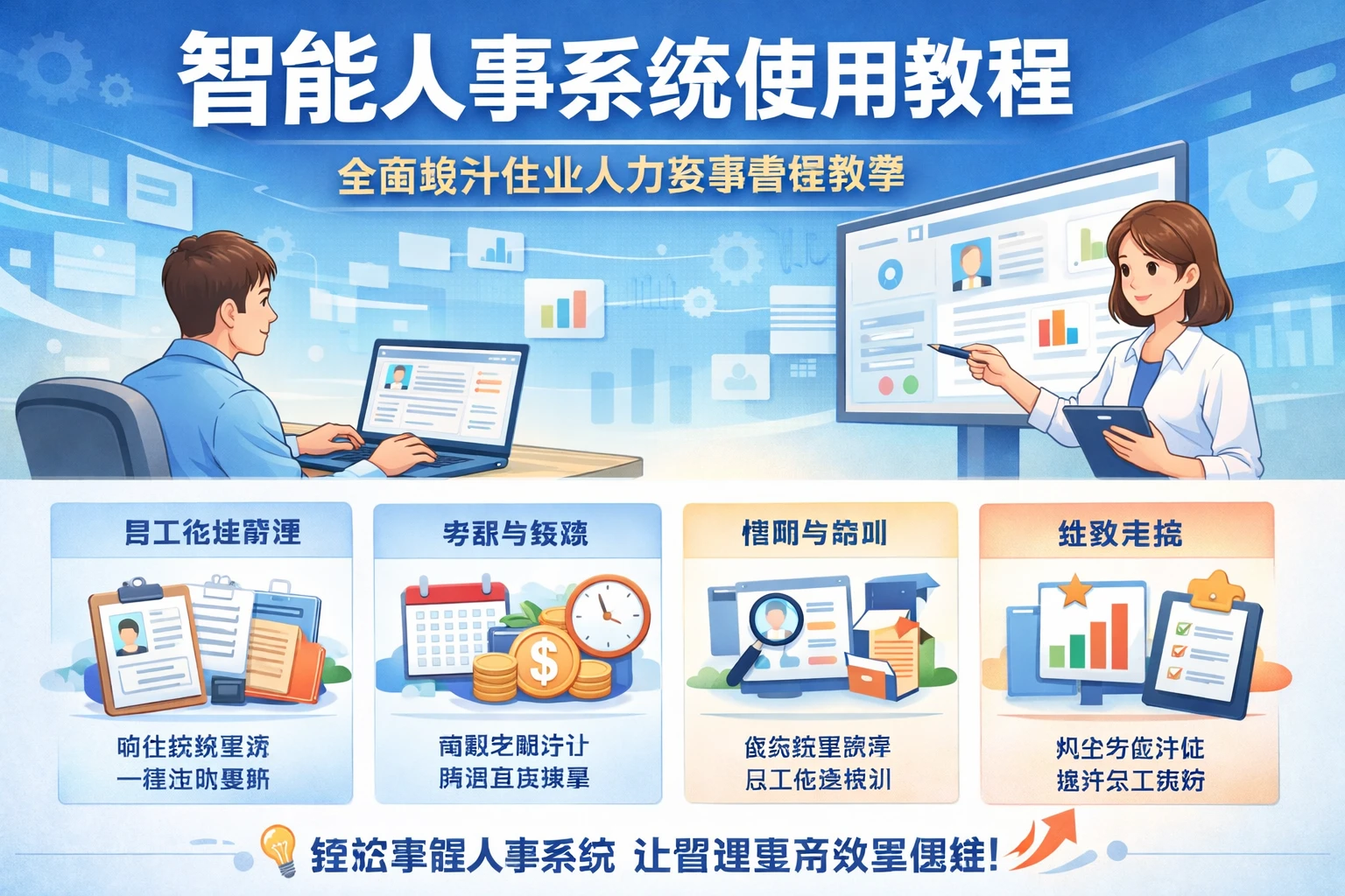 智能人事系统使用教程：全面提升企业人力资源管理效率