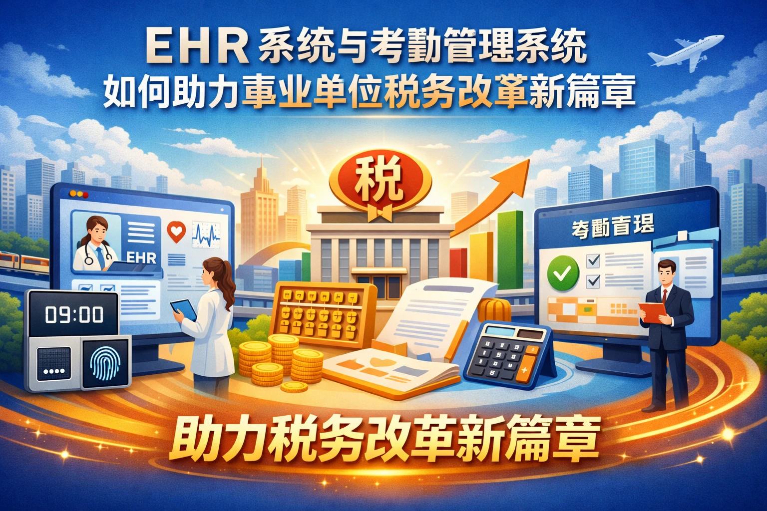 EHR系统与考勤管理系统如何助力事业单位税务改革新篇章
