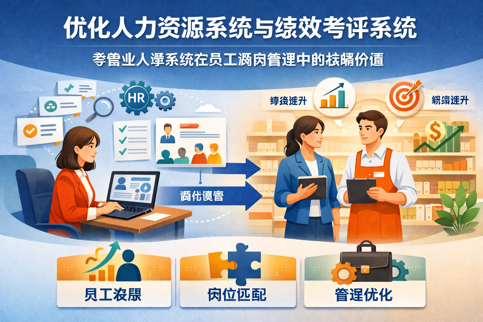 优化人力资源系统与绩效考评系统:零售业人事系统在员工调岗管理中的战略价值