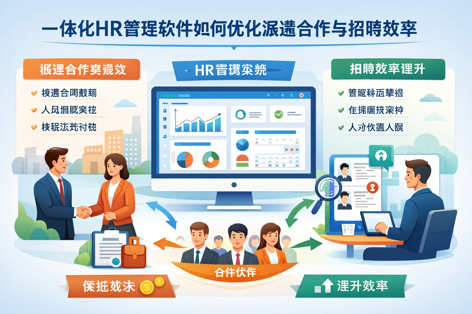 一体化HR管理软件如何优化派遣合作与招聘效率