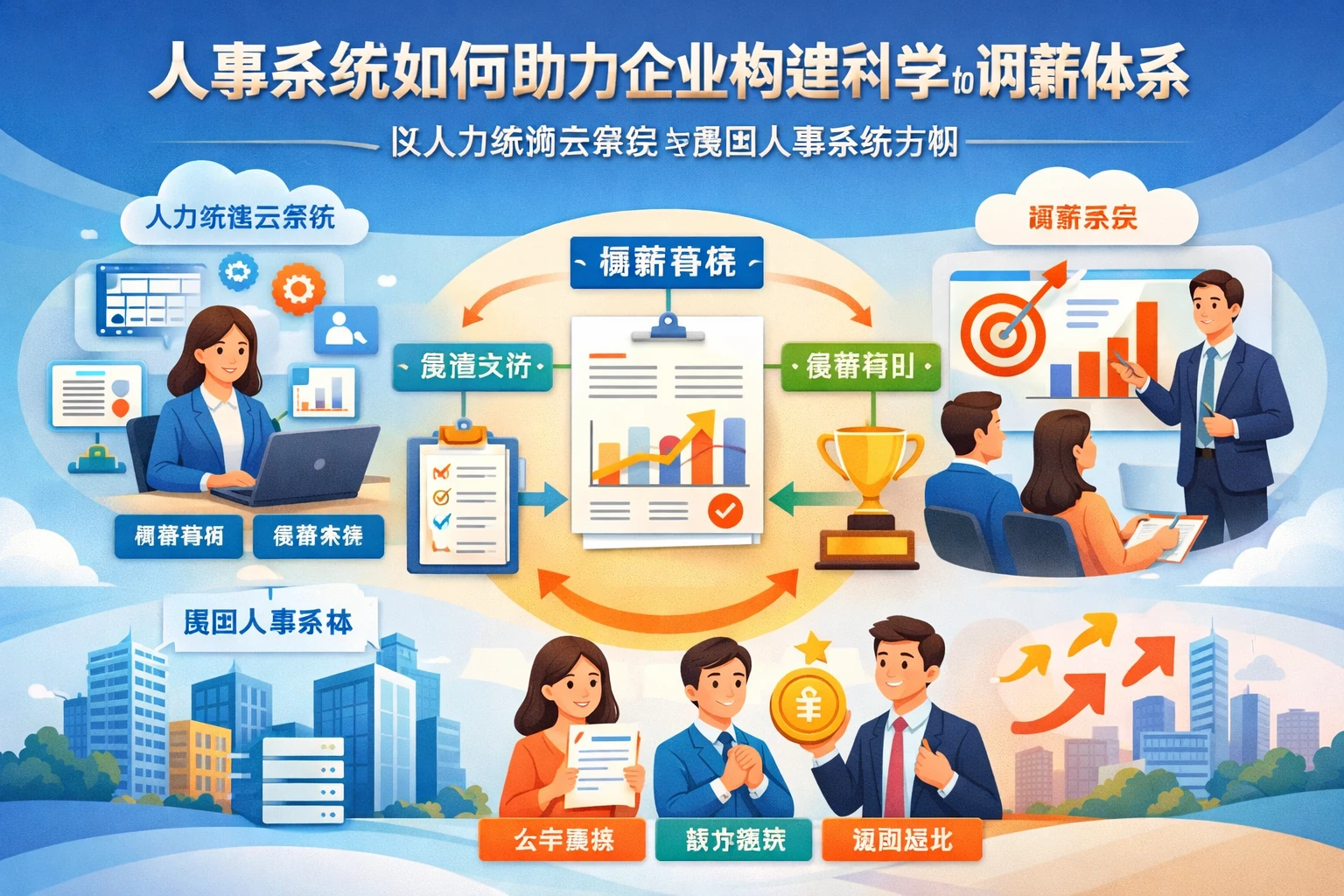 人事系统如何助力企业构建科学的调薪与绩效体系——以人力资源云系统与集团人事系统为例