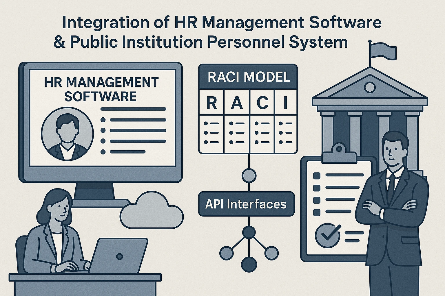 HR管理软件与事业单位人事系统的整合：利用RACI模型与API接口优化管理