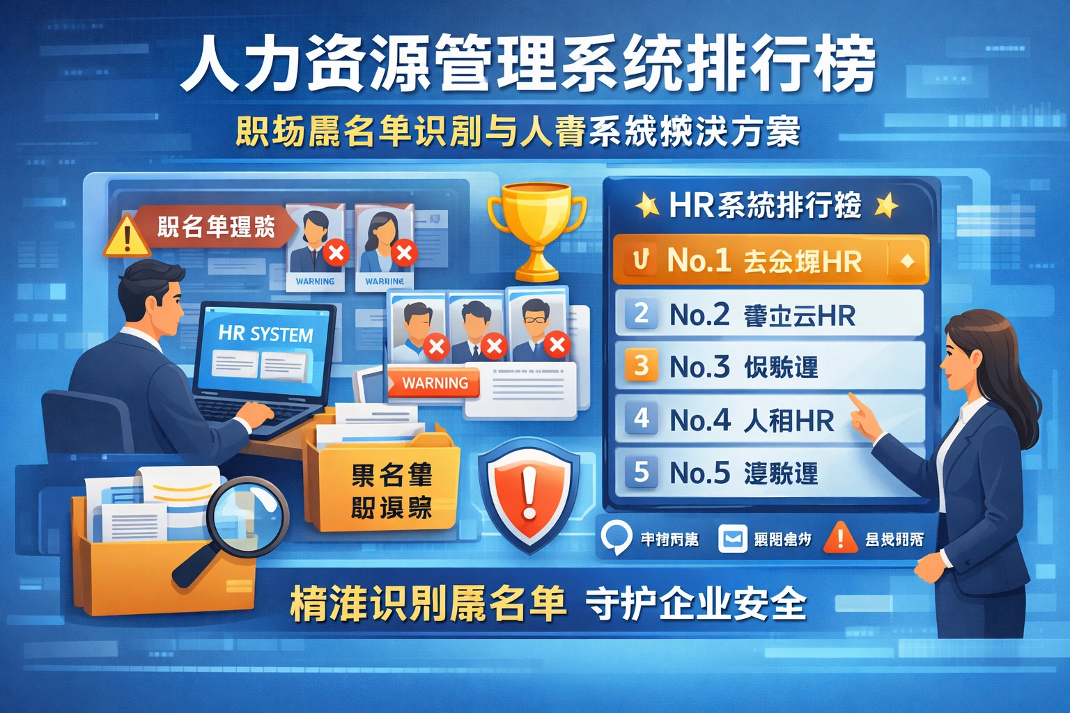 人力资源管理系统排行榜：职场黑名单识别与人事系统解决方案