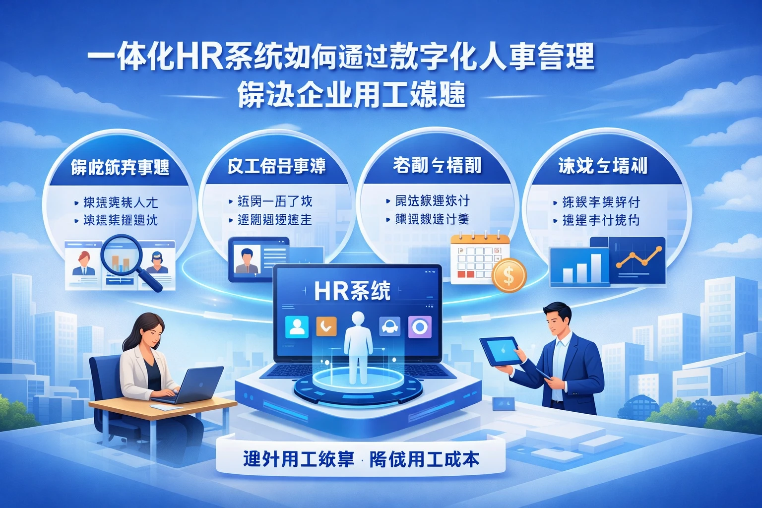 一体化HR系统如何通过数字化人事管理解决企业用工难题