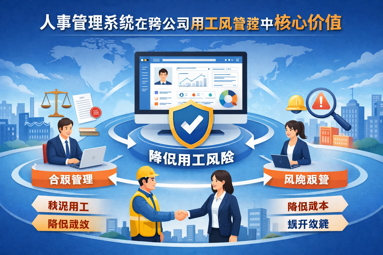 人事管理系统在跨公司用工风险管控中的核心价值