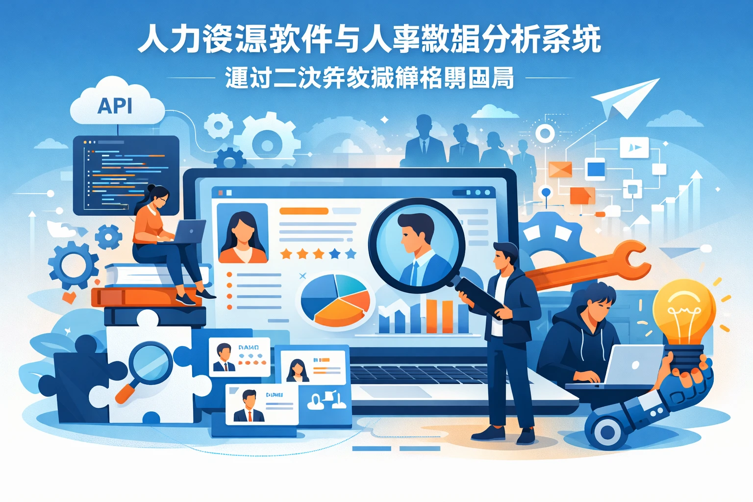 人力资源软件与人事数据分析系统：通过二次开发破解招聘困局