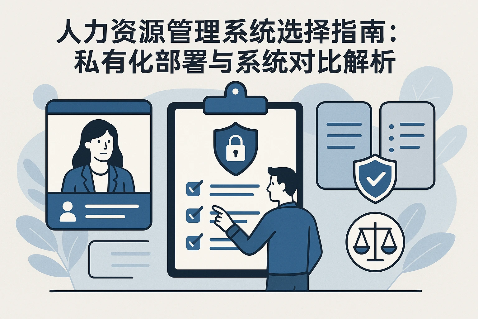 人力资源管理系统选择指南:私有化部署与系统对比解析