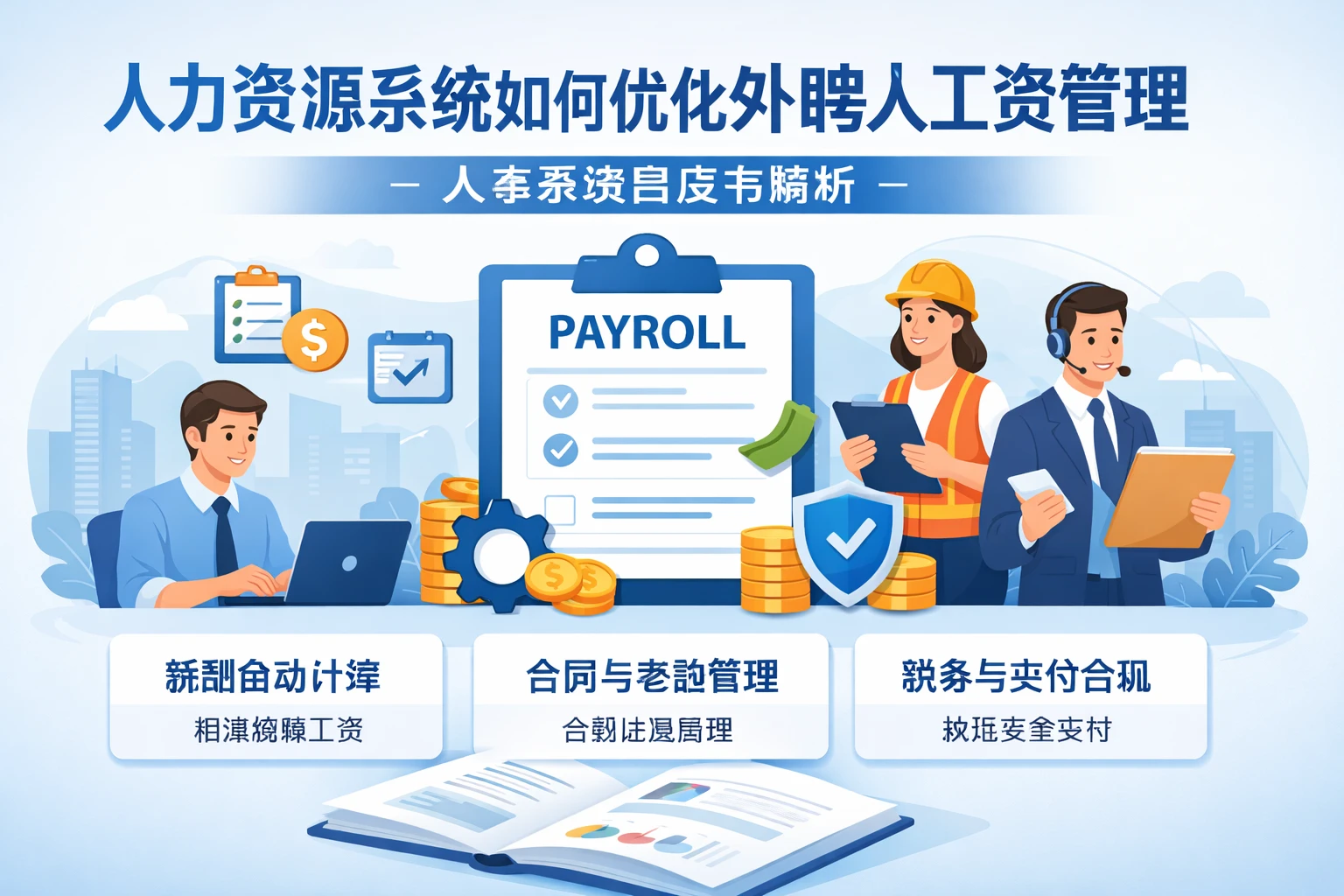 人力资源系统如何优化外聘人员工资管理 - 人事系统白皮书解析