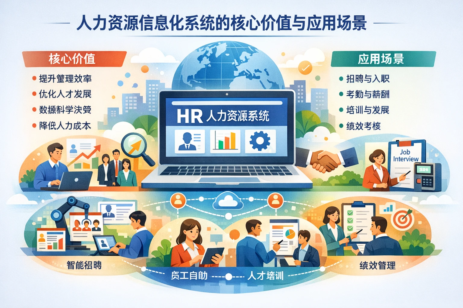 人力资源信息化系统的核心价值与应用场景