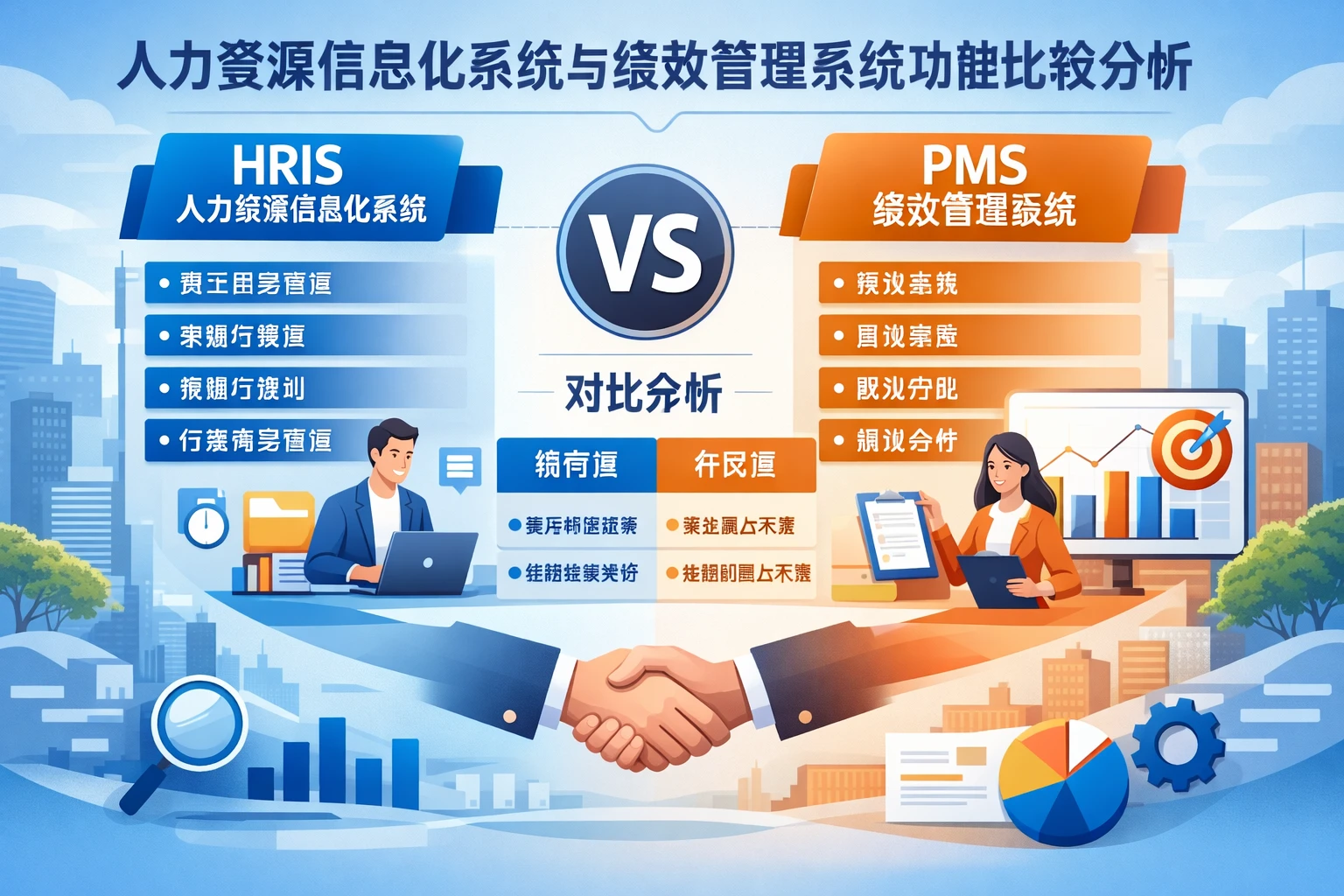 人力资源信息化系统与绩效管理系统功能比较分析