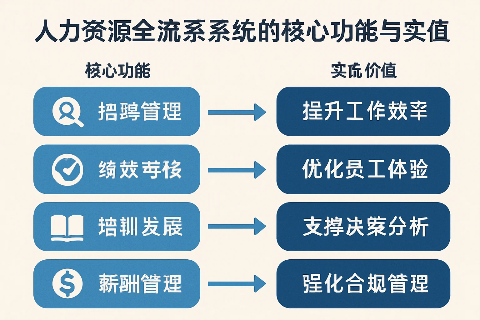 人力资源全流程系统的核心功能与实施价值