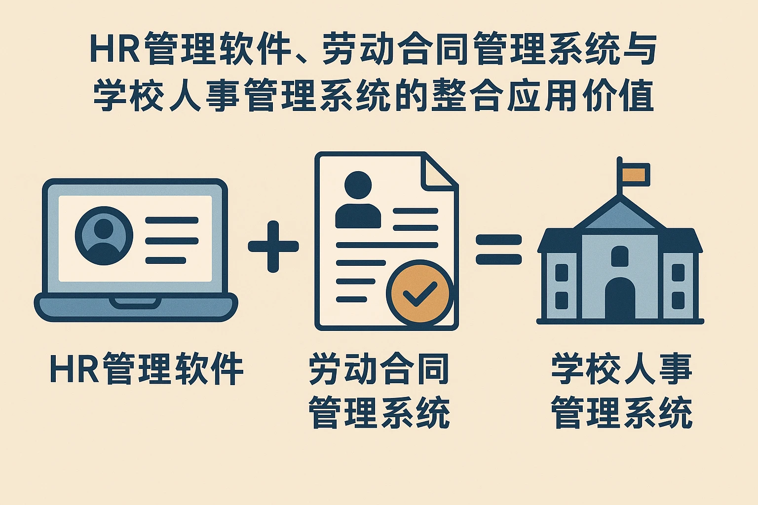 HR管理软件、劳动合同管理系统与学校人事管理系统的整合应用价值