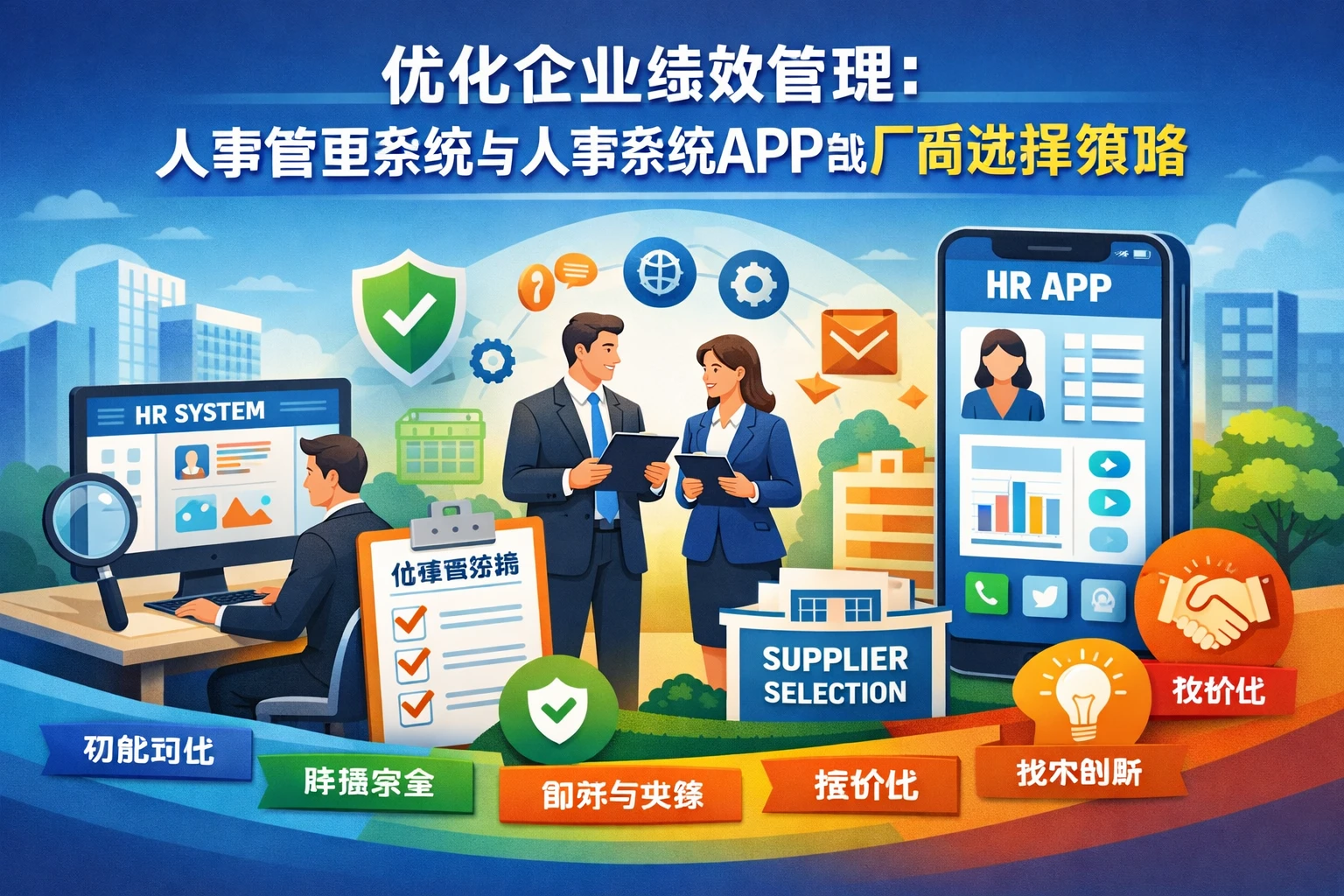 优化企业绩效管理：人事管理系统与人事系统APP的厂商选择策略