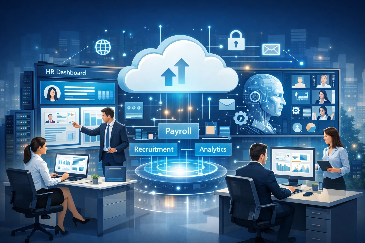 现代企业人力资源信息化系统：AI人事管理系统与云平台的高效整合