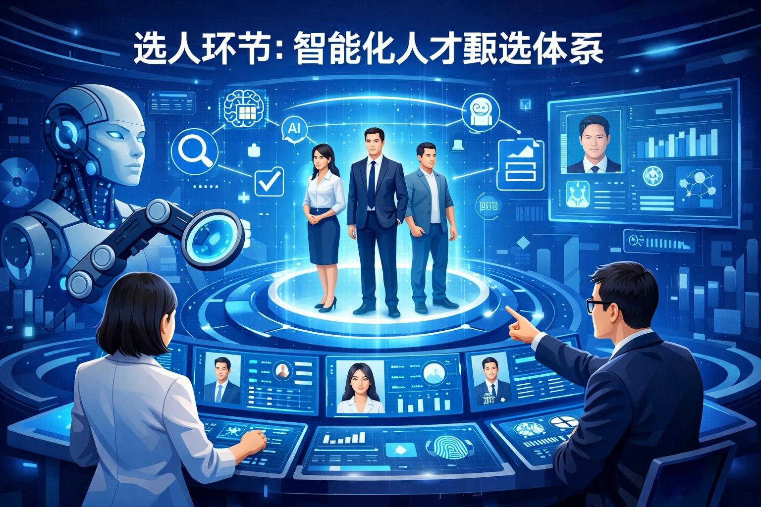 选人环节：智能化人才甄选体系