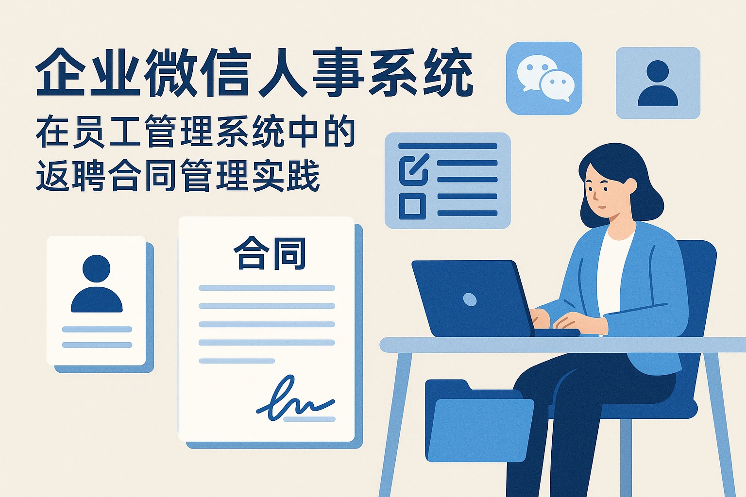 企业微信人事系统在员工管理系统中的返聘合同管理实践