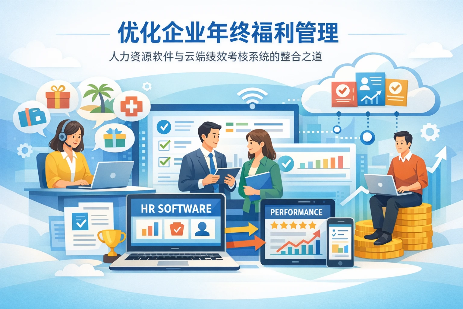 优化企业年终福利管理：人力资源软件与云端绩效考核系统的整合之道